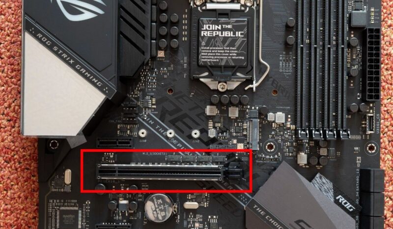 Motherboard PCIe Slot That Prevents GPU Sag