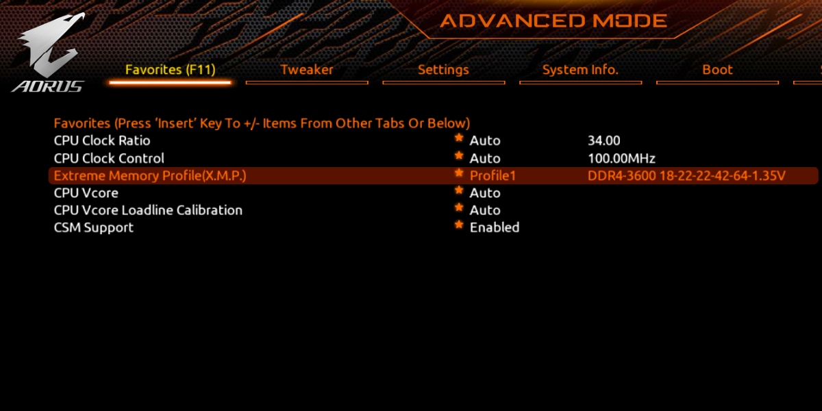 Install Ram Desktop Pc Bios Xmp Expo Profile
