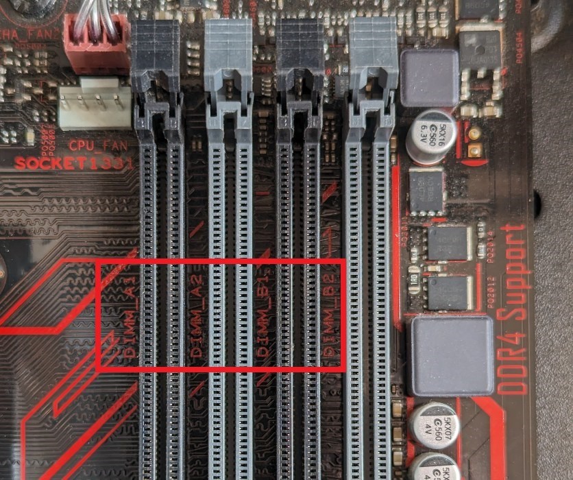 Install Ram Desktop Pc Ram Slots Notation 1