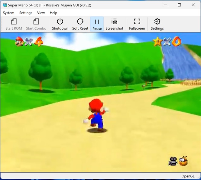 Rosalies Mupen Gui Playing Mario 64