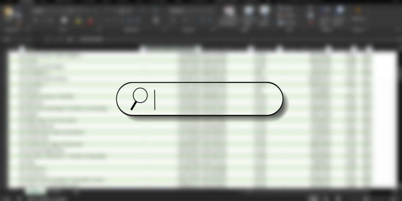 How to Create a Search Box in Any Excel Document