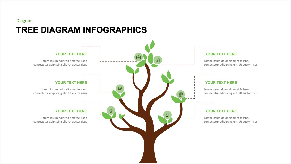 Tree Diagram Google Slides template