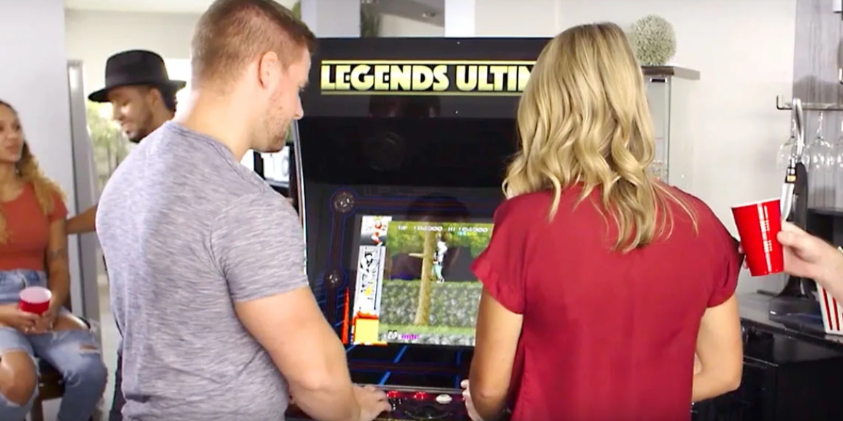 Couple Playing Arcade Legends