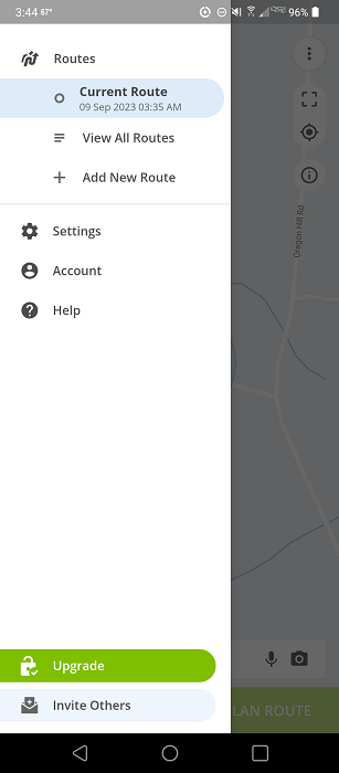 Checking out routes in Route4Me Route Planner app. 