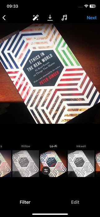 Lo-Fi Instagram filter applied on image.