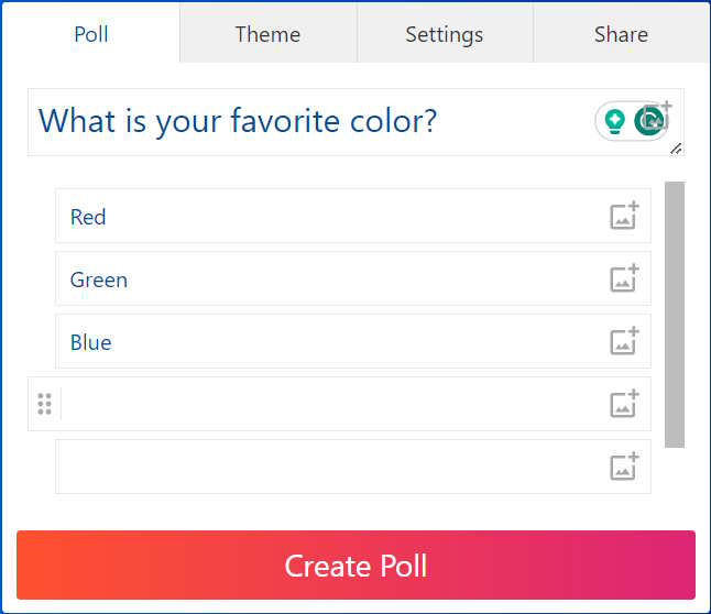 Creating A Poll Using Poll Maker