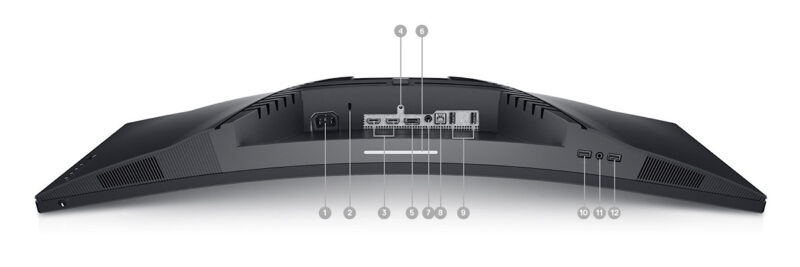 Dell Curved Gaming Monitor Connections