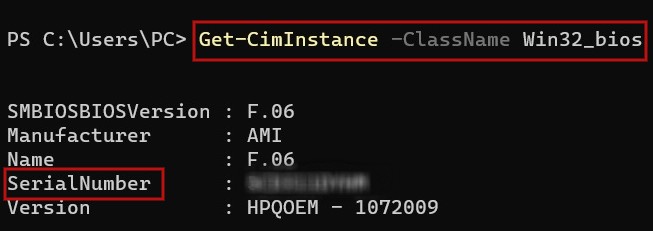 Typing alternative command in PowerShell.
