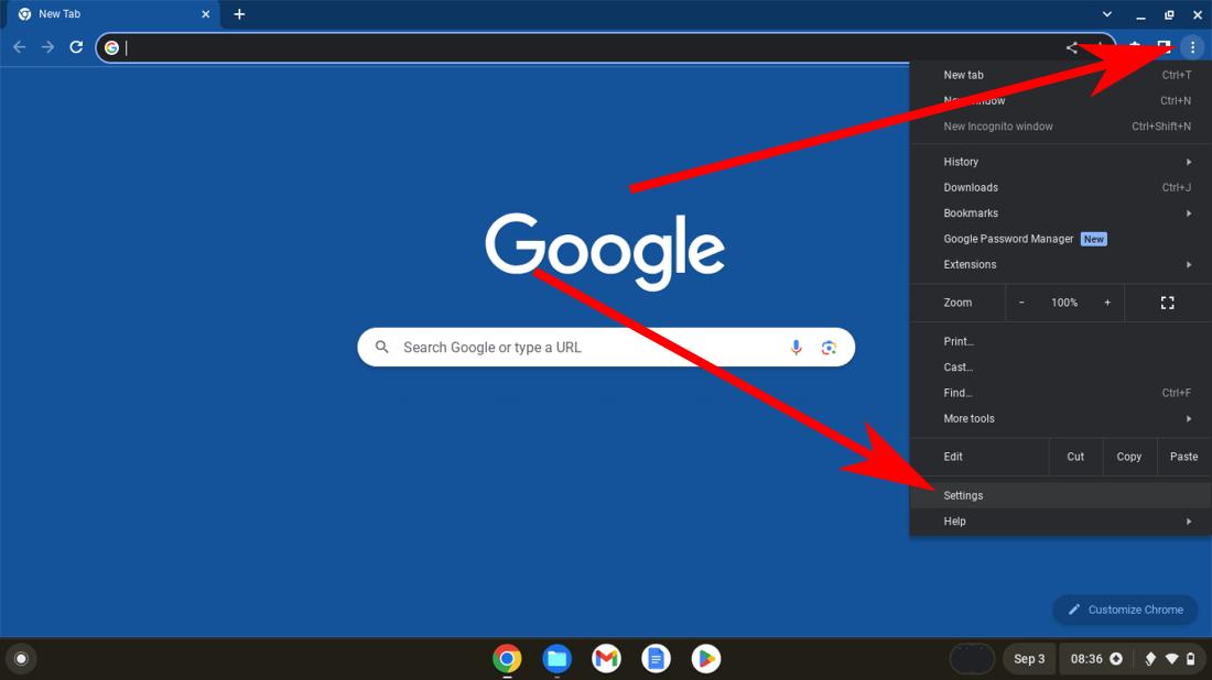 Google Chrome Chrome Os Chrome Settings