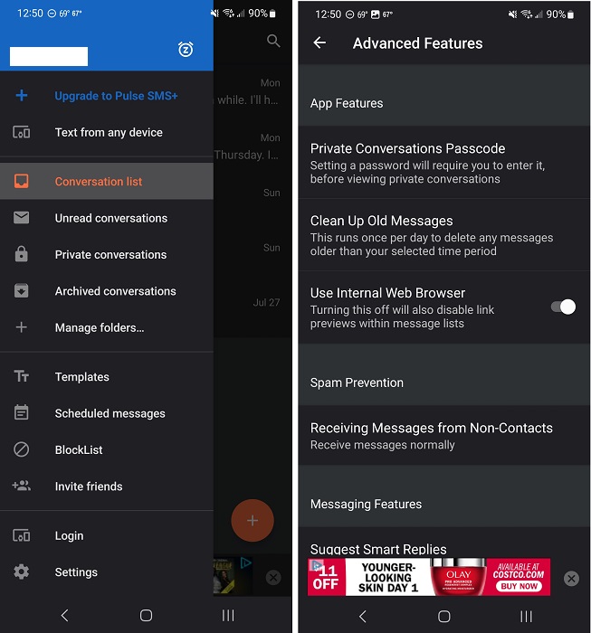Great Sms Apps That Offer Privacy Options Pulse Sms
