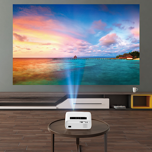 Groview Bluetooth Projector Viewing Area