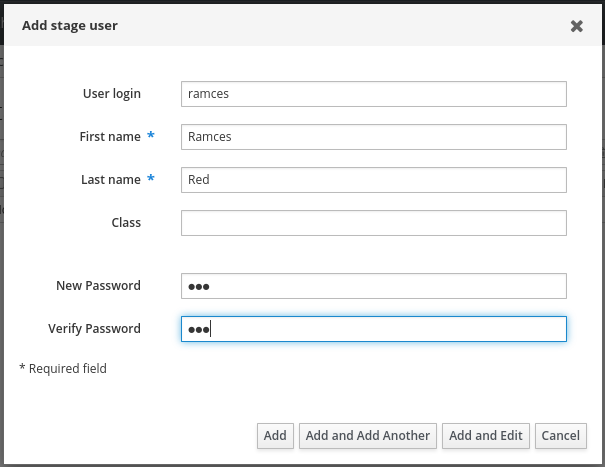 A screenshot showing the new user prompt for Red Hat IdM.