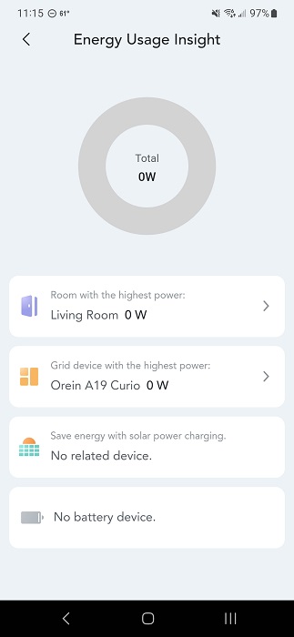 Linkind Orein Smart Light Bulbs By Aidot Energy Usage
