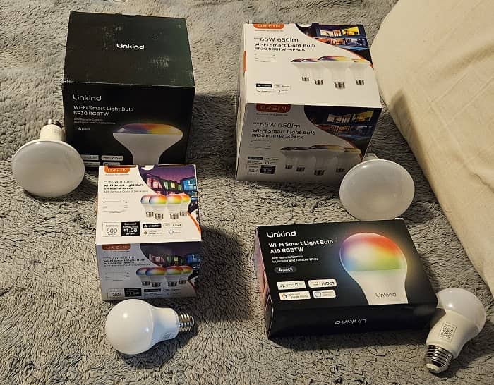 Linkind Orein Smart Light Bulbs By Aidot Unboxing
