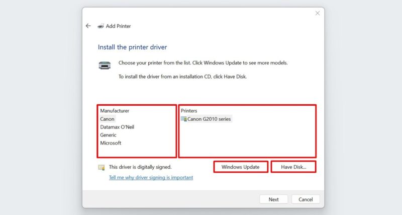 Add Printer Driver Wizard How to Add a Printer to Windows - Make Tech Easier