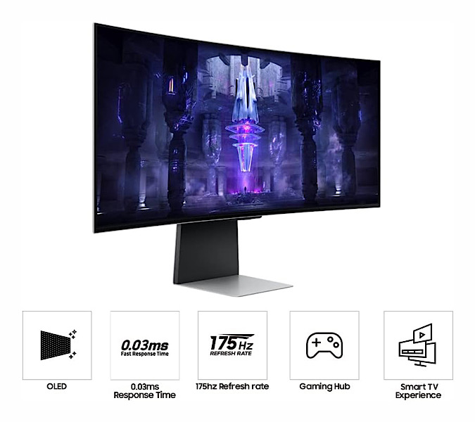 Samsung Odyssey Oled G8 Curved Gaming Monitor Featured Compatibility