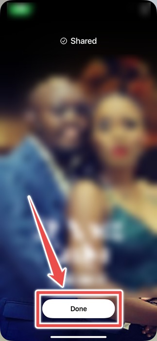 The Done Button After Namedropping An Iphone