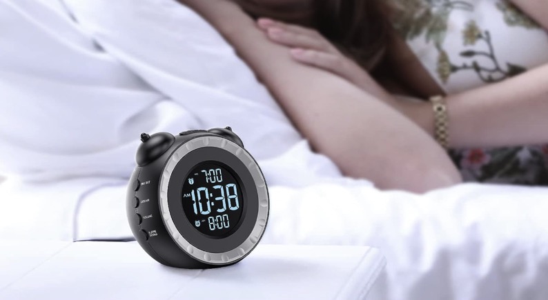 Uscce Loud Dual Alarm Clock With Bed Shaker Promo Image 