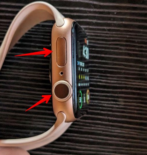 Apple Watch Screenshot Press Digital Crown and side button