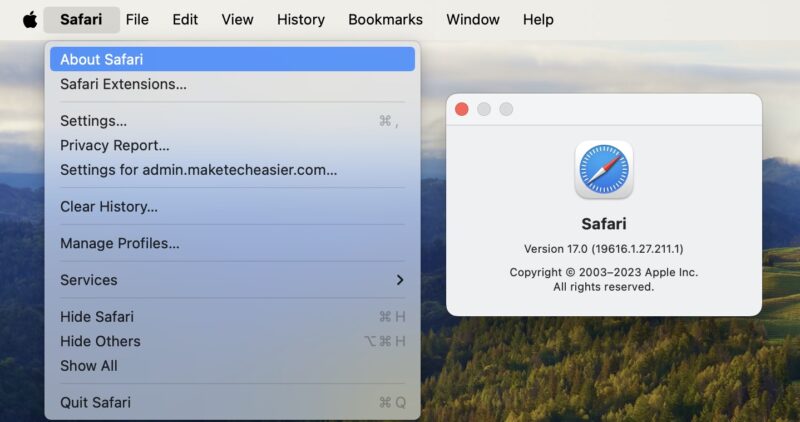 How To Check Your Safari Version On Mac 