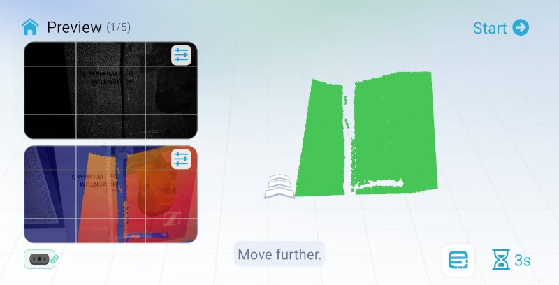 Creality Scan New Scan Interface