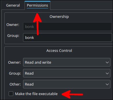 Executable Dolphinpermissions