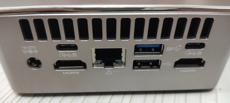 Geekom A5 Mini Pc Back View