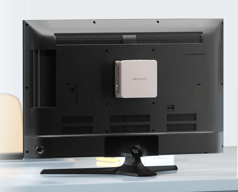 Geekom A5 Mount Behind Monitor