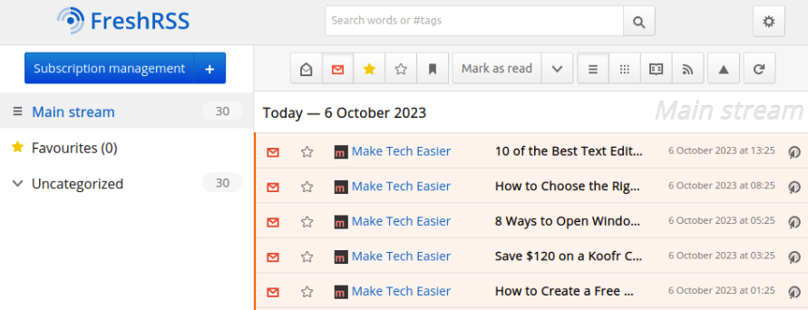 How to Self-Host a RSS Reader with FreshRSS - Make Tech Easier