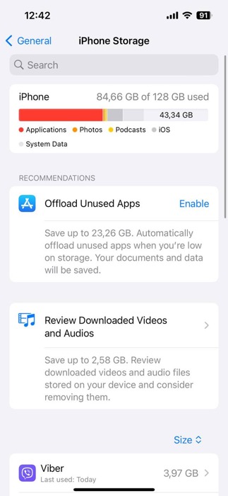 Ios Storage Overview
