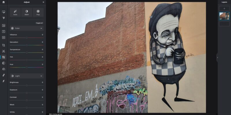 Online Photo Editor Pixlr X