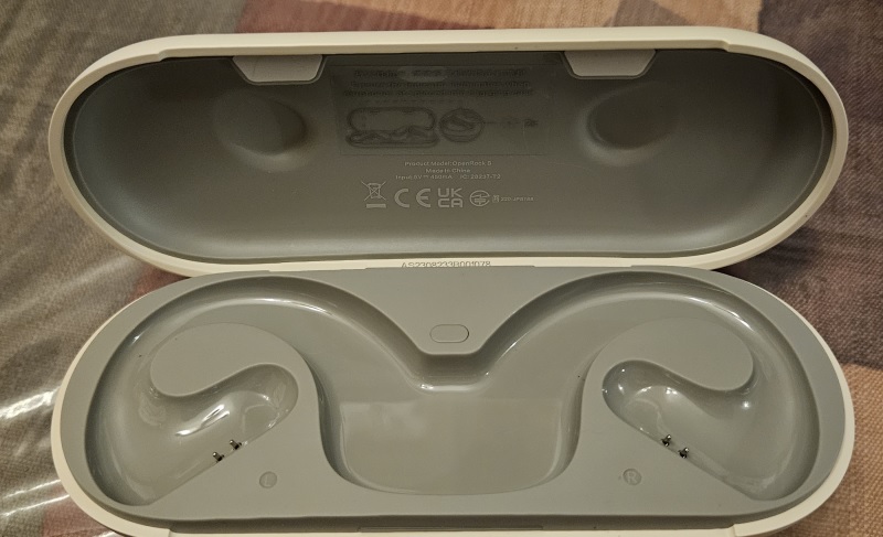 Openrock S Open Ear Air Conduction Sport Earbuds Review Case Empty