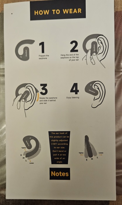 Openrock S Open Ear Air Conduction Sport Earbuds Review Wear Guide