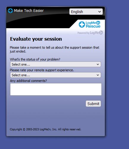Rescue Goto Post Rescue Survey