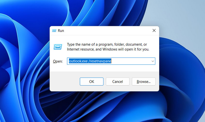 Reset Outlook Navigation Pane