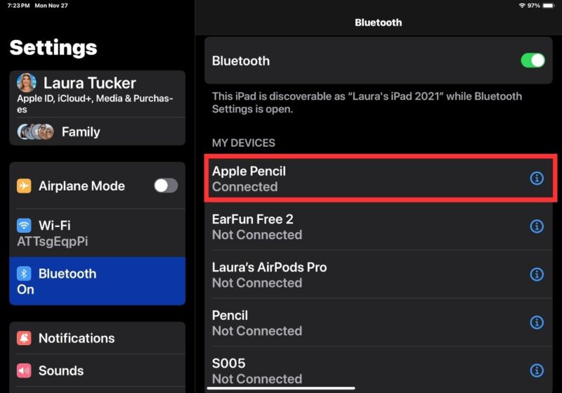 Apple Pencil Not Working Pencil Connected