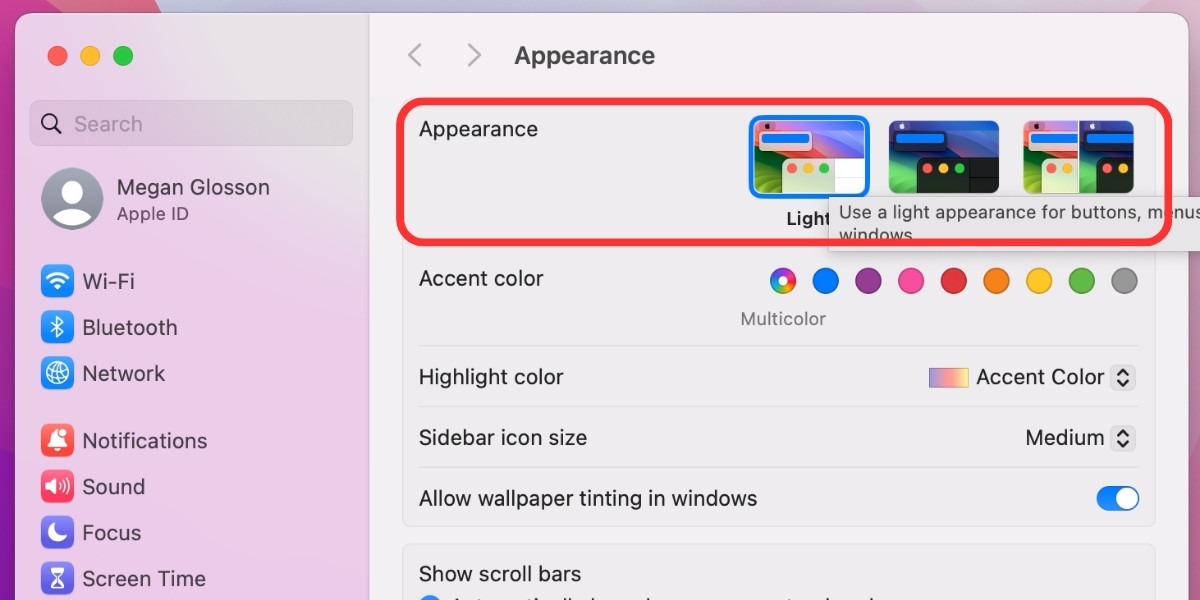 Customize Mac Desktop Dark Mode