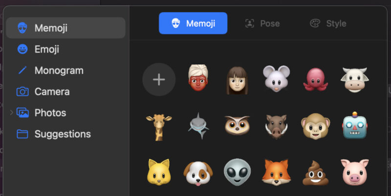 Selecting Mac Login Picture