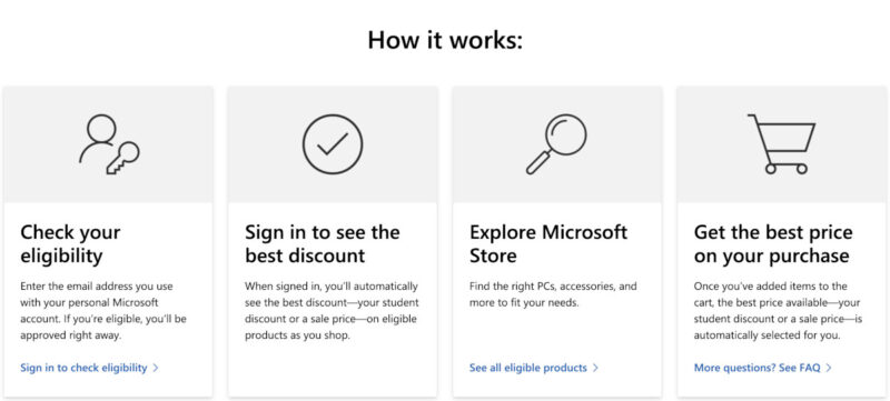 Microsoft Student Discount Eligibility