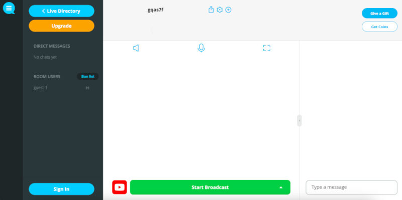 Using Tinychat Custom Room