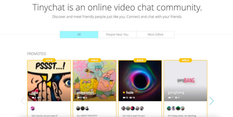 Omegle Alternatives Tinychat
