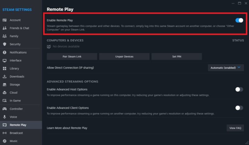 Play Pc Games On Tv Steam Link Remote Play