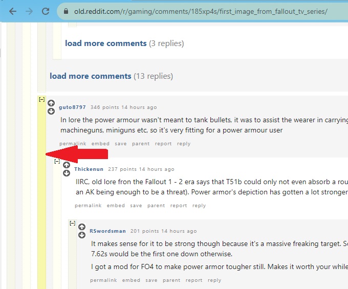 Collapsing comments on Reddit with Reddit comment collapser.