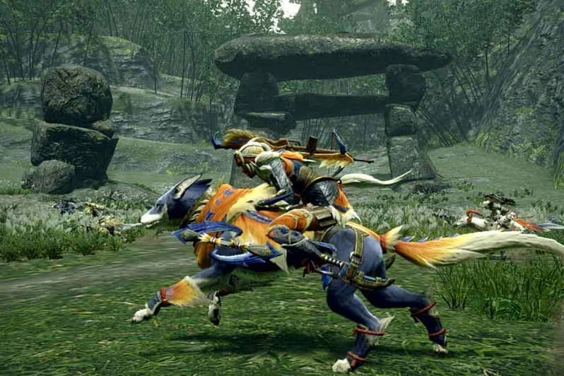 Playing Monster Hunter Rise on Nintendo Switch