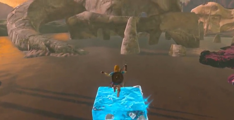 Playing The Legend of Zelda, one of the best Nintendo Switch games.