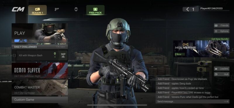 Combat Master Weapons and Attachments