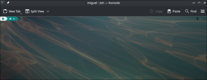 Customterminal Kdebackground