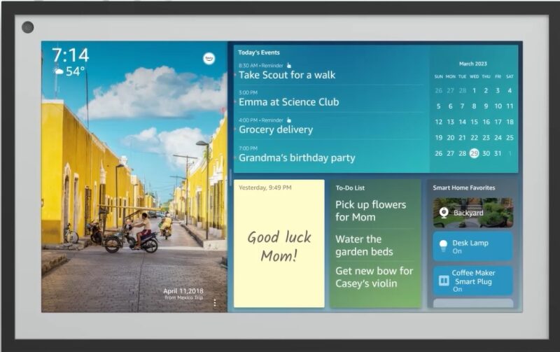 How To Create A Digital Wall Calendar Using Your Echo Show Echo 15