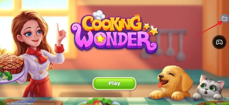 Tapping on the Internal Audio Recorder app TV icon in game.