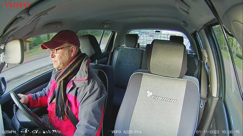 Viofo A229pro Dashcam Interior